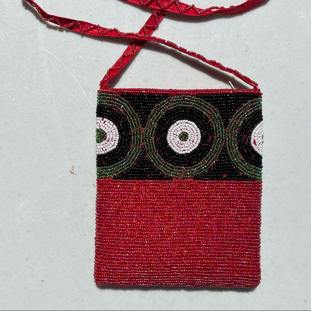 Beaded party purse